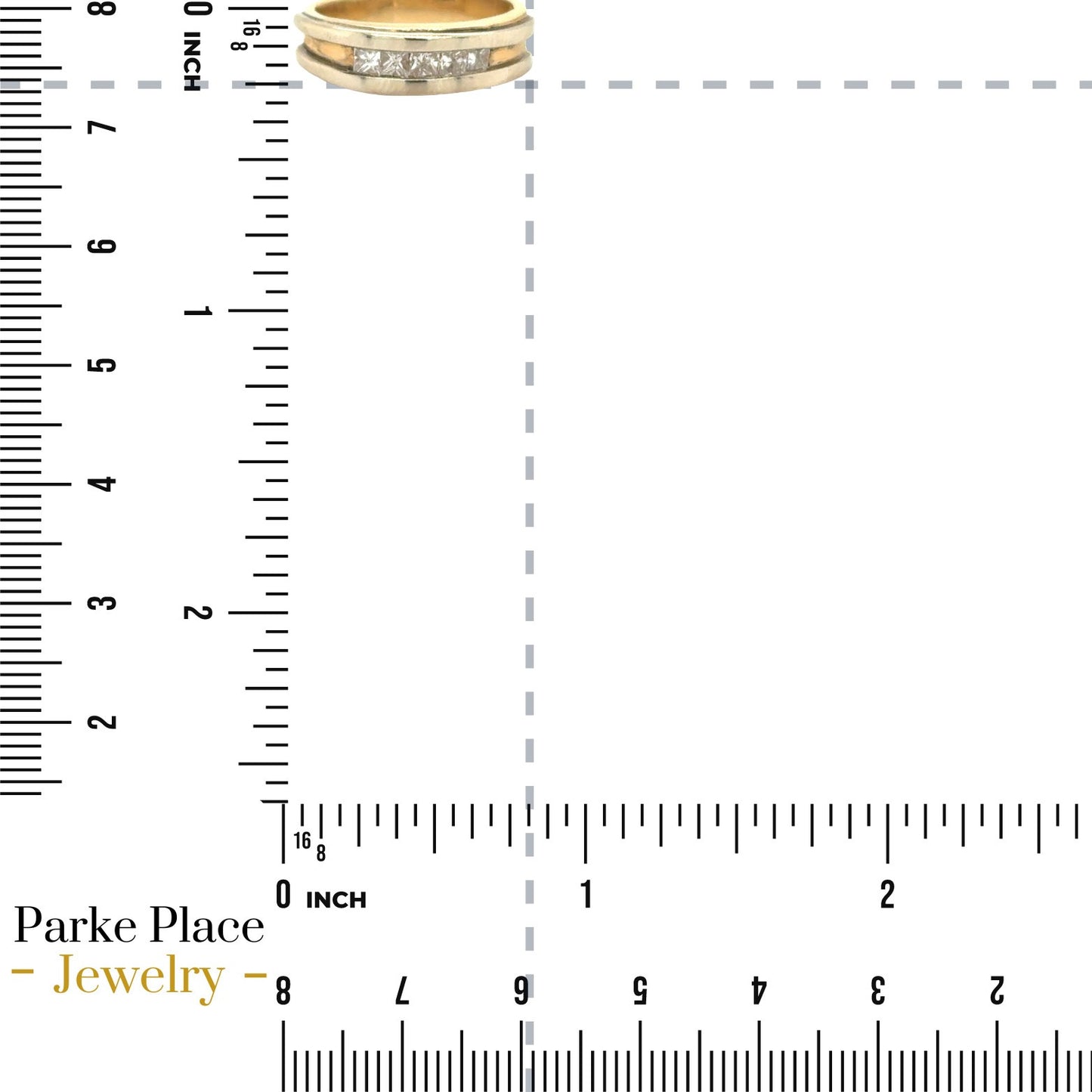 1/2ctw Diamond Band Ring 14k Multi-Tone Gold 6.9g Size 7.5