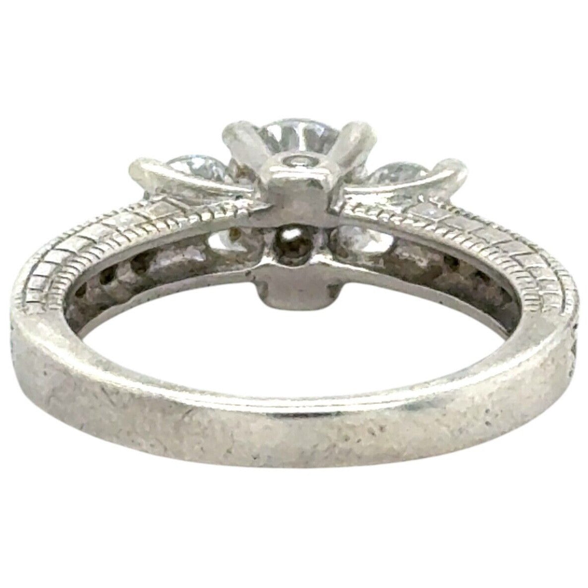 Cubic Zirconia Accents Ring .925 Sterling Silver 4.6g Size 7