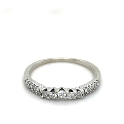 1/5ctw Diamond Wedding Band Enhancer14k White Gold 1.6g Size 6.25