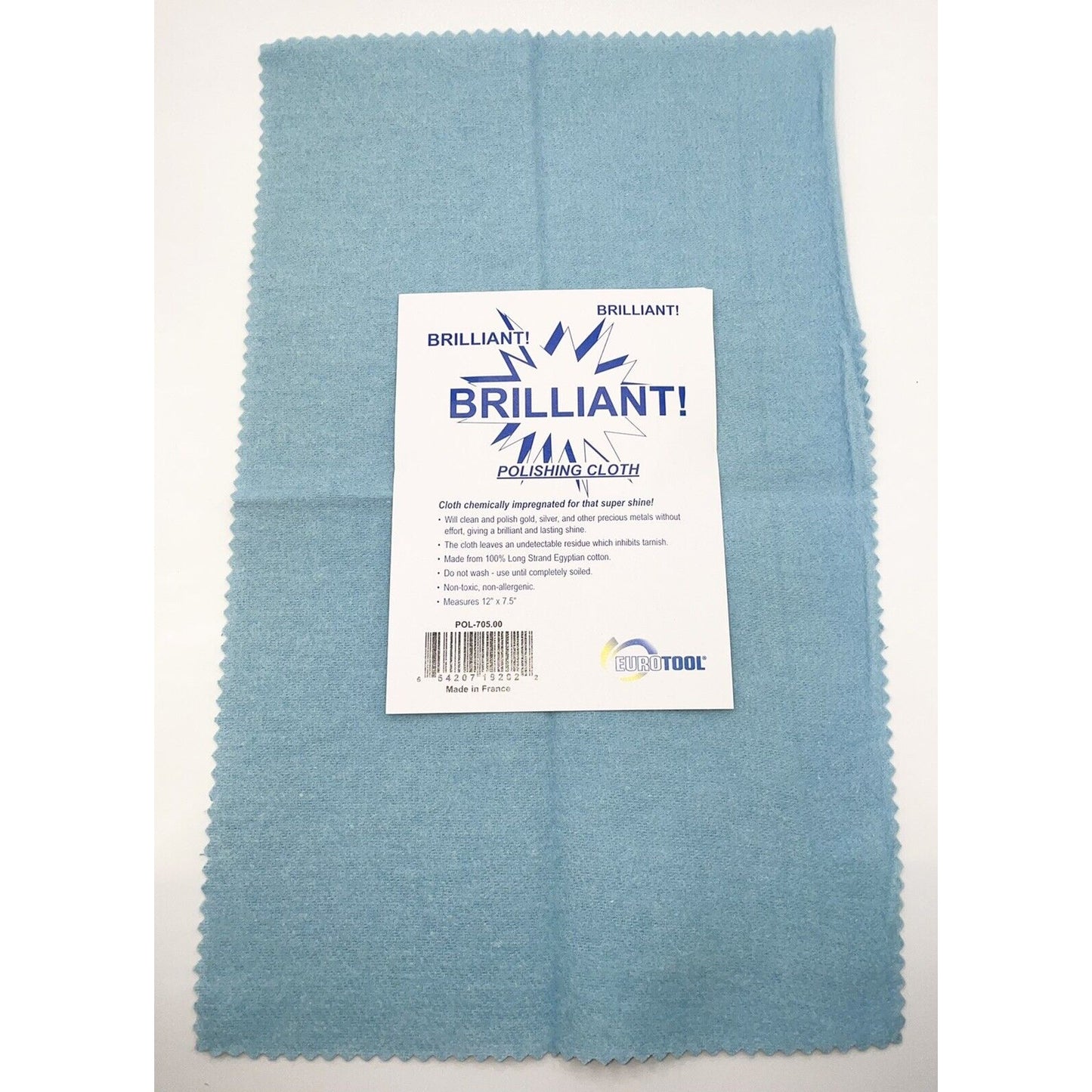 Brilliant Polish Cloths Blue Clean Restore Shine Protect Silver Gold Platinum