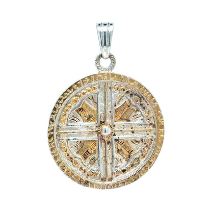 Unique Vintage Token Of Mordinsamman Pendant 925 Silver Religious