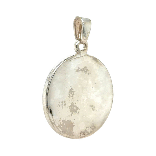 Unique Vintage Token Of Mordinsamman Pendant 925 Silver Religious