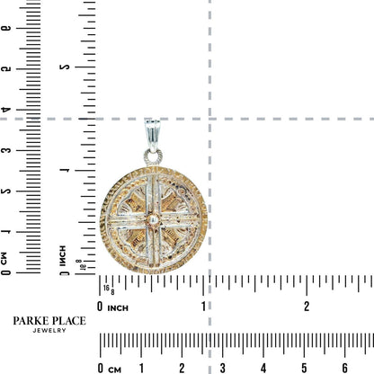 Unique Vintage Token Of Mordinsamman Pendant 925 Silver Religious