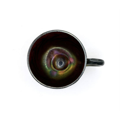 Vintage Carnival Glass Dugan "S-Repeat" Punch Cup Amethyst Iridescent