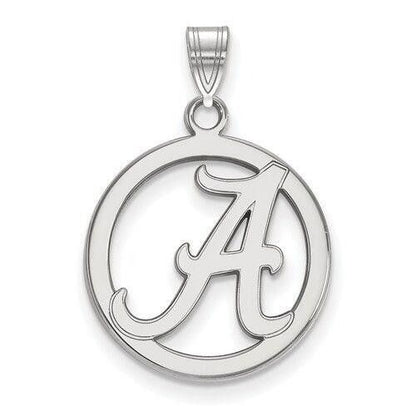 Sterling Silver 925 University Of Alabama Small Pendant
