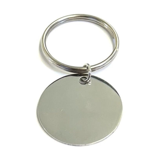 Foley, Alabama Walkway Bridge Stainless Steel Round Keychain