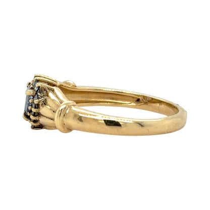 Tanzanite & Diamond 14k Yellow Gold Ring 3.3g Size 7