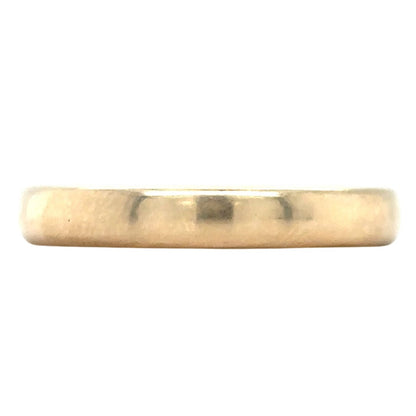 14k Yellow Gold 3.4mm Size 9 Comfort Wedding Band 4.4g