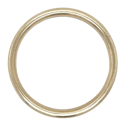 14k Yellow Gold 3.4mm Size 9 Comfort Wedding Band 4.4g