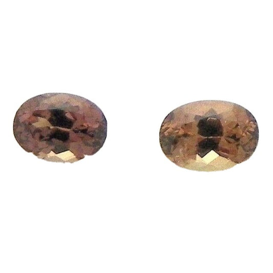 SET OF 2 CHANGE GARNET 5mm X 7mm OVAL CUT GEMSTONE