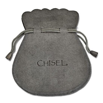 Chisel Stainless Steel Polished Yellow IP-plated 48mm Diameter 2mm Hoop Earrings