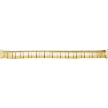 Ladies Yellow Tone 10-14 mm Yellow Stainless Steel Watch Band