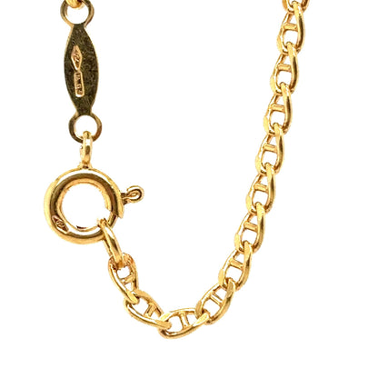 14K Solid Gold Chain Necklace 19 3/4" Spring Clasp 7.2g