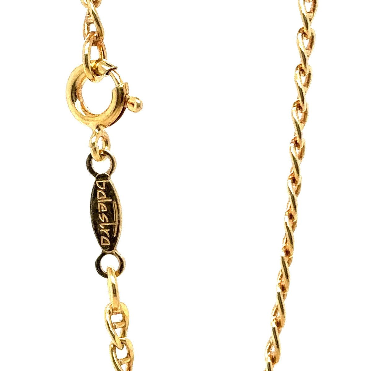 14K Solid Gold Chain Necklace 19 3/4" Spring Clasp 7.2g