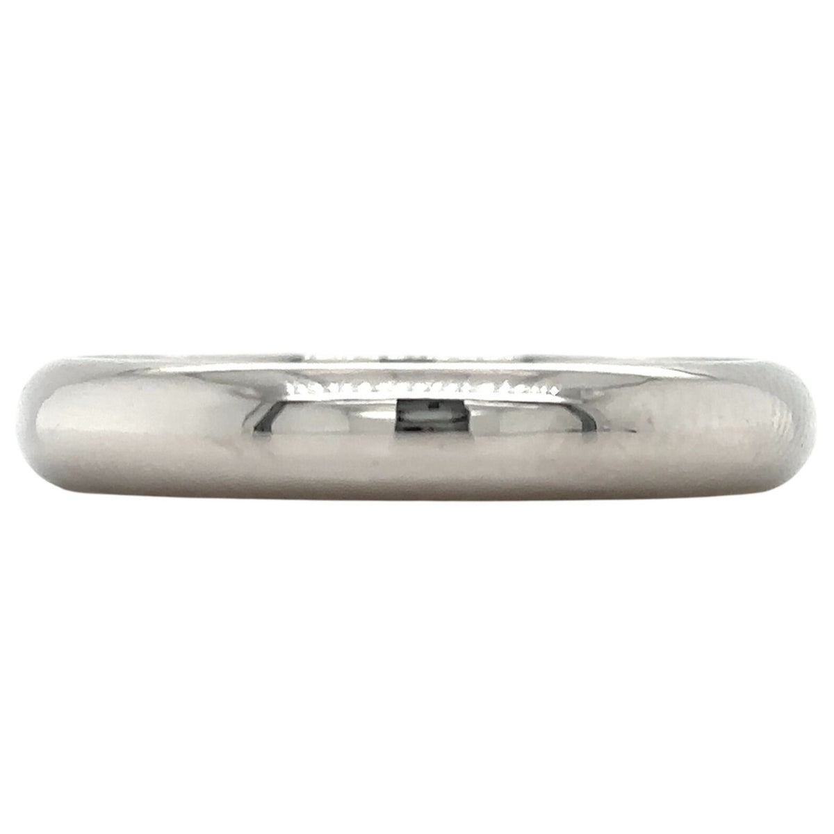 3.8mm Wedding Band Ring 14k White Gold 4.3g Size 10.25