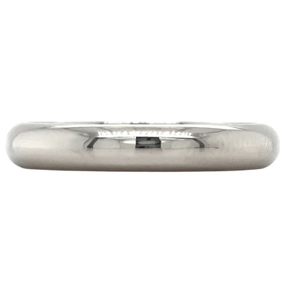 3.8mm Wedding Band Ring 14k White Gold 4.3g Size 10.25