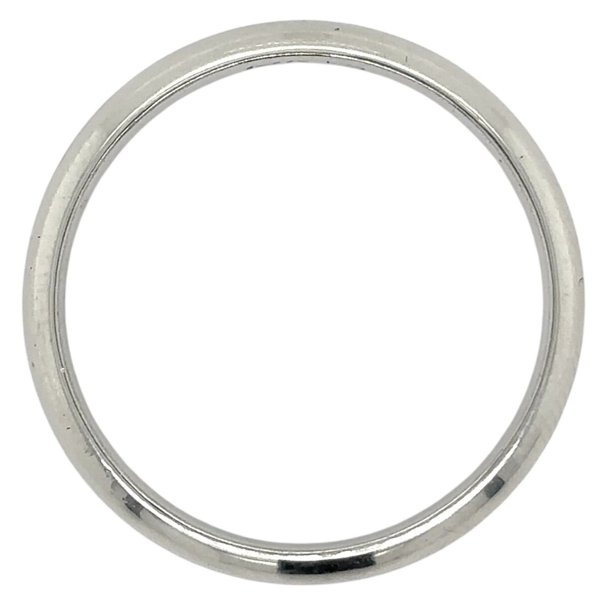 3.8mm Wedding Band Ring 14k White Gold 4.3g Size 10.25