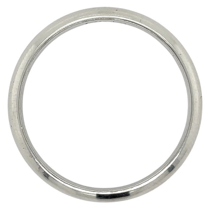 3.8mm Wedding Band Ring 14k White Gold 4.3g Size 10.25