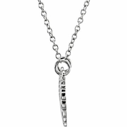 Sterling Silver Angel Wings 16-18 inch Necklace