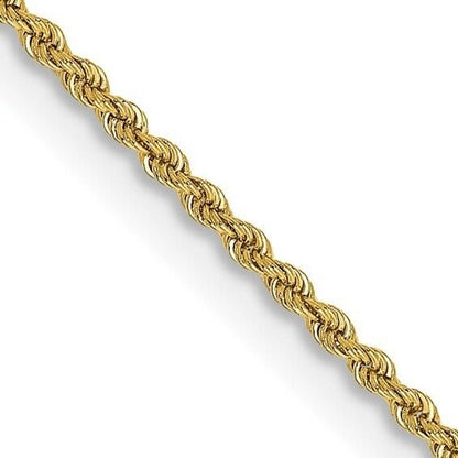 14K Yellow Gold 20 inch 2mm Regular Rope with Lobster Clasp Chain