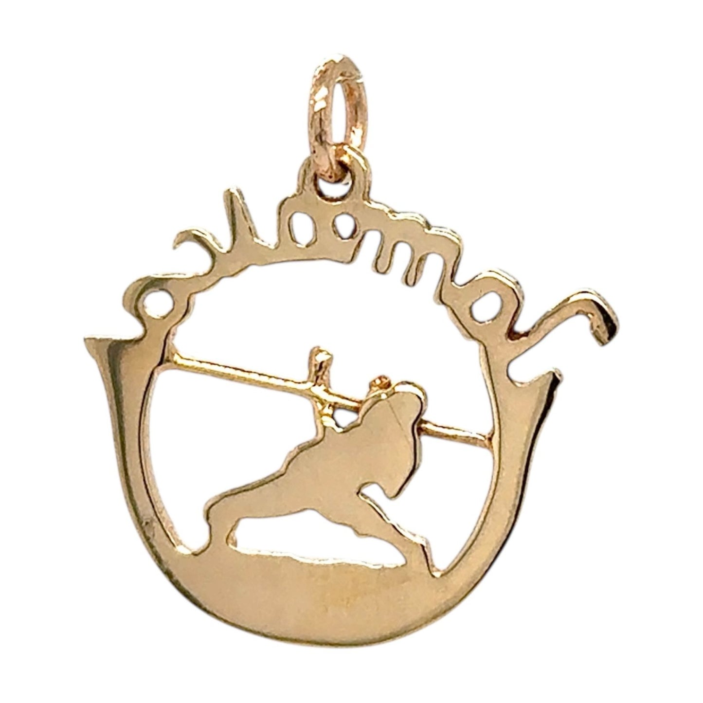 Jamaica Limbo Pendant 14K Yellow Gold 2.1g