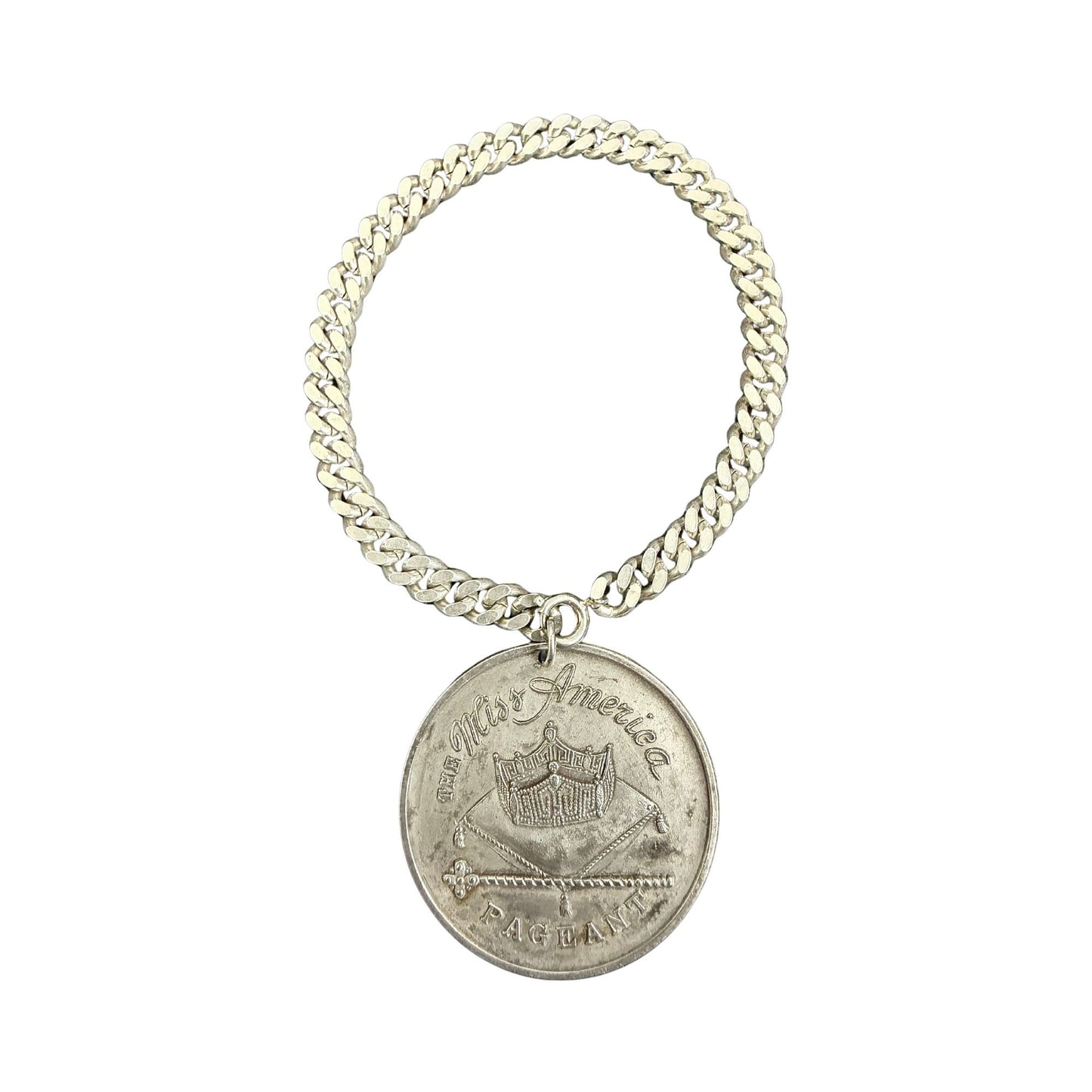 The Miss America Pageant 1958 Miss Jersey County Sterling Silver 7" Bracelet