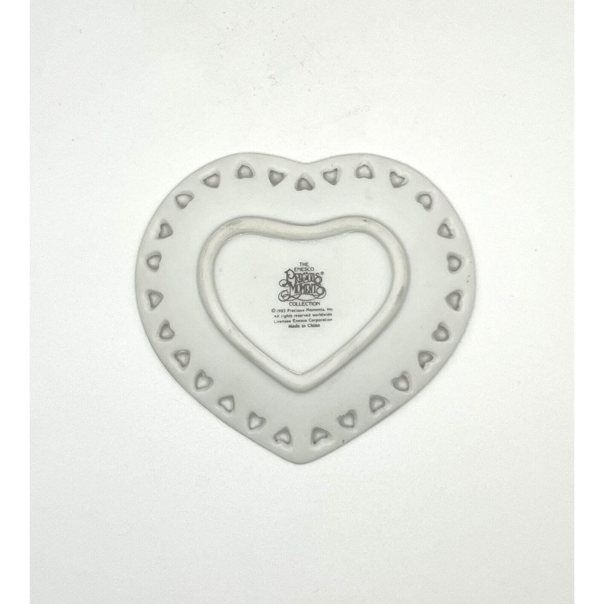 Precious Moments Porcelain Plate Thee I Love