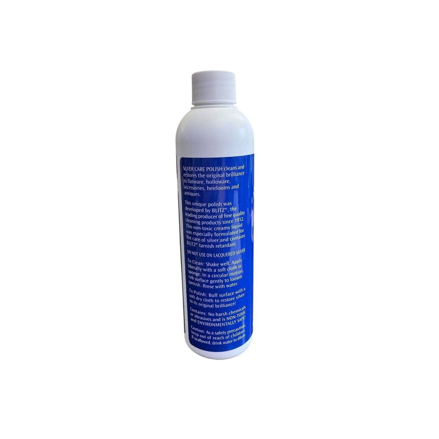 Blitz Silver Care Liquid Polish for all Fine Sterling Silver, 8 Ounces