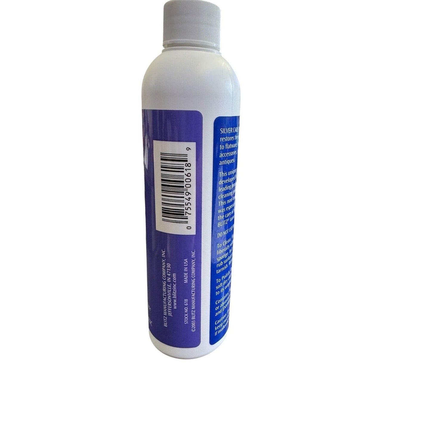 Blitz Silver Care Liquid Polish for all Fine Sterling Silver, 8 Ounces