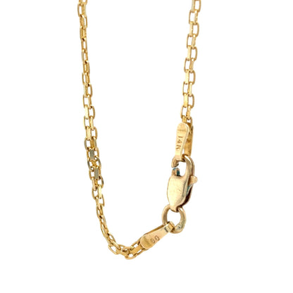 14K Gold Chain 20 Inch Necklace Lobster Clasp 4.2g
