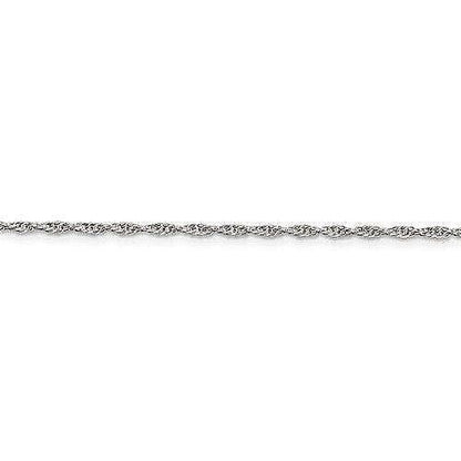 Sterling Silver 1.6mm Oval Rolo Chain Necklace 925 18 Inches