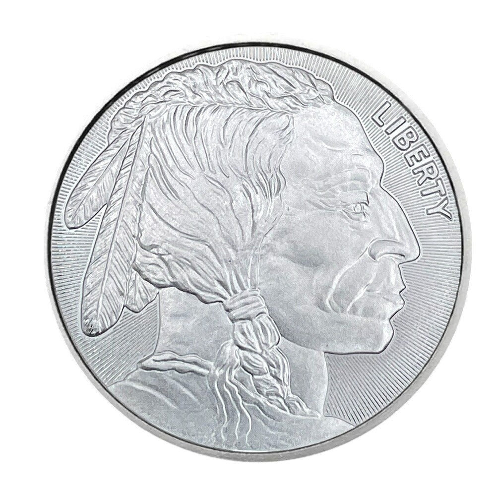 1 Troy Oz .999 Fine Silver Buffalo Round Coin