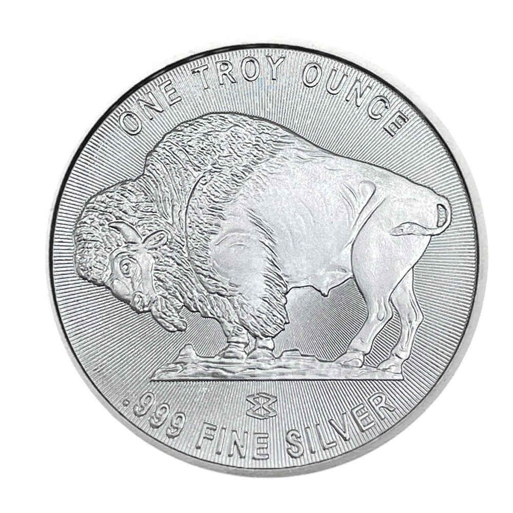 1 Troy Oz .999 Fine Silver Buffalo Round Coin