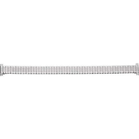 Ladies Silver Straight Spring Expansion Metal Watch Strap Band 10-14mm