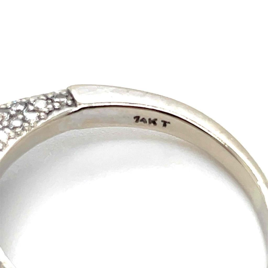 1 Ct Diamond Engagement Ring Solid 14k White Gold 6.75 G-H I2-3 Clarity 4.5g
