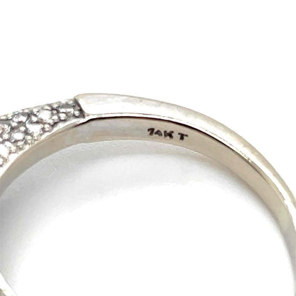 1 Ct Diamond Engagement Ring Solid 14k White Gold 6.75 G-H I2-3 Clarity 4.5g