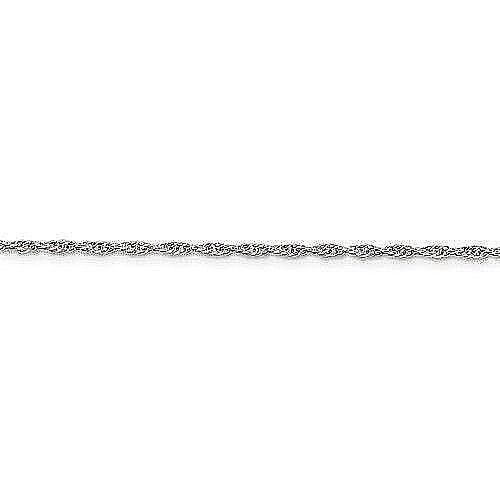 Sterling Silver 16" Rope Chain Necklace Lobster Clasp 2mm 925