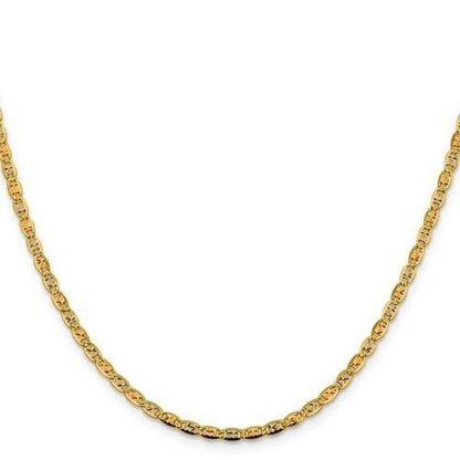 14k Tri-Color Gold 18-Inch Necklace