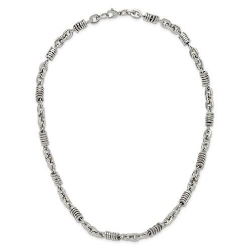 Chisel Stainless Steel Polished 20 Inch Necklace With Lobster Clasp