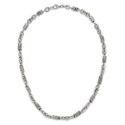 Chisel Stainless Steel Polished 20 Inch Necklace With Lobster Clasp