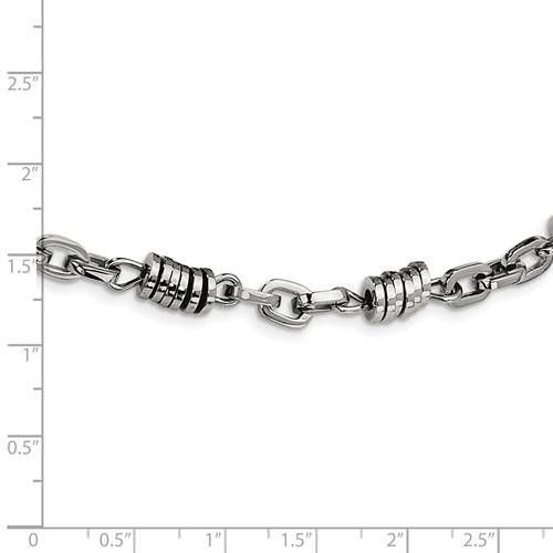 Chisel Stainless Steel Polished 20 Inch Necklace With Lobster Clasp