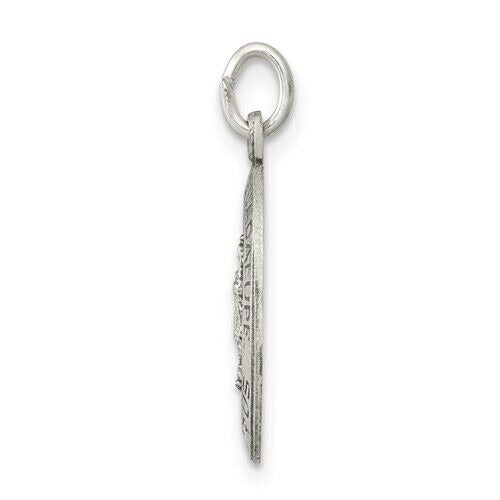 Sterling Silver Our Lady Of Guadalupe Pendant 20mm x 11mm  Charm