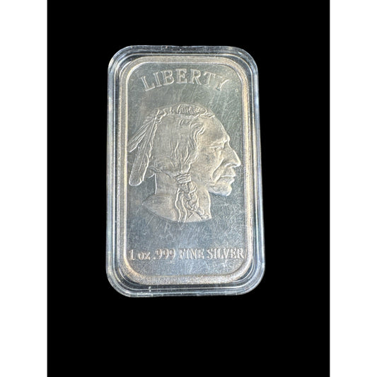 1 Troy Oz .999 Fine Silver Bar