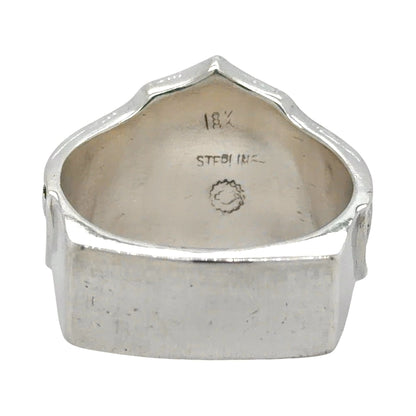 Harley Davidson Sterling Silver & 18k Yellow Gold 100th Anniversary Ring Size 13.25 23.9g