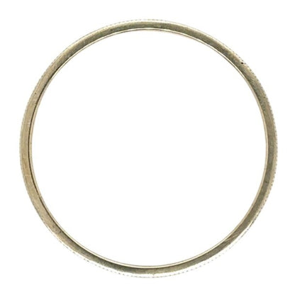 10k Yellow Gold 3.8mm Size 7.75 Milgrain Wedding Band 2.2g