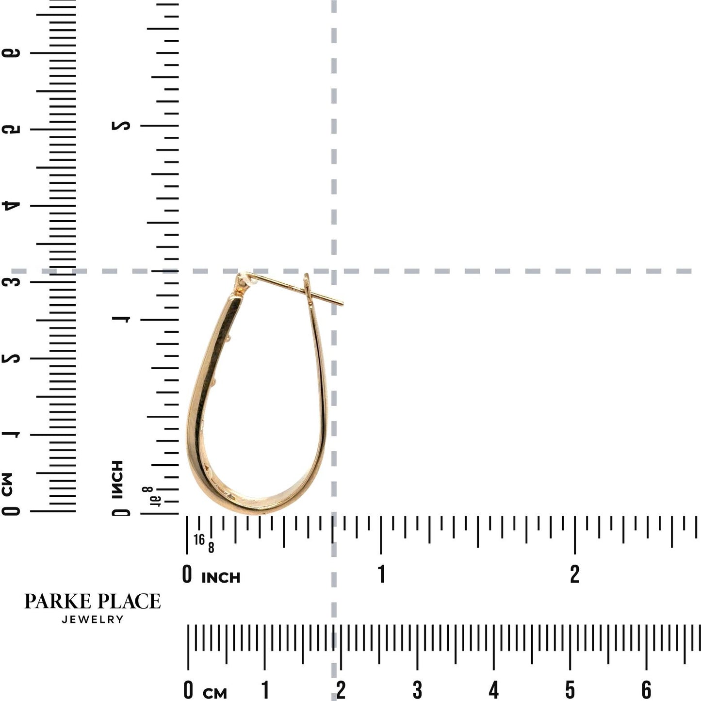 1/2ctw Diamond 14k Yellow Gold Hoop Earrings 7.9g