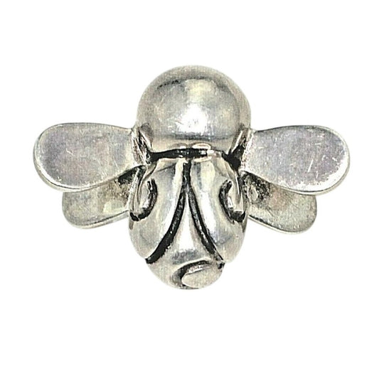 Vintage Bumble Bee Pin Solid Sterling Silver 925 Zina 12.6 g