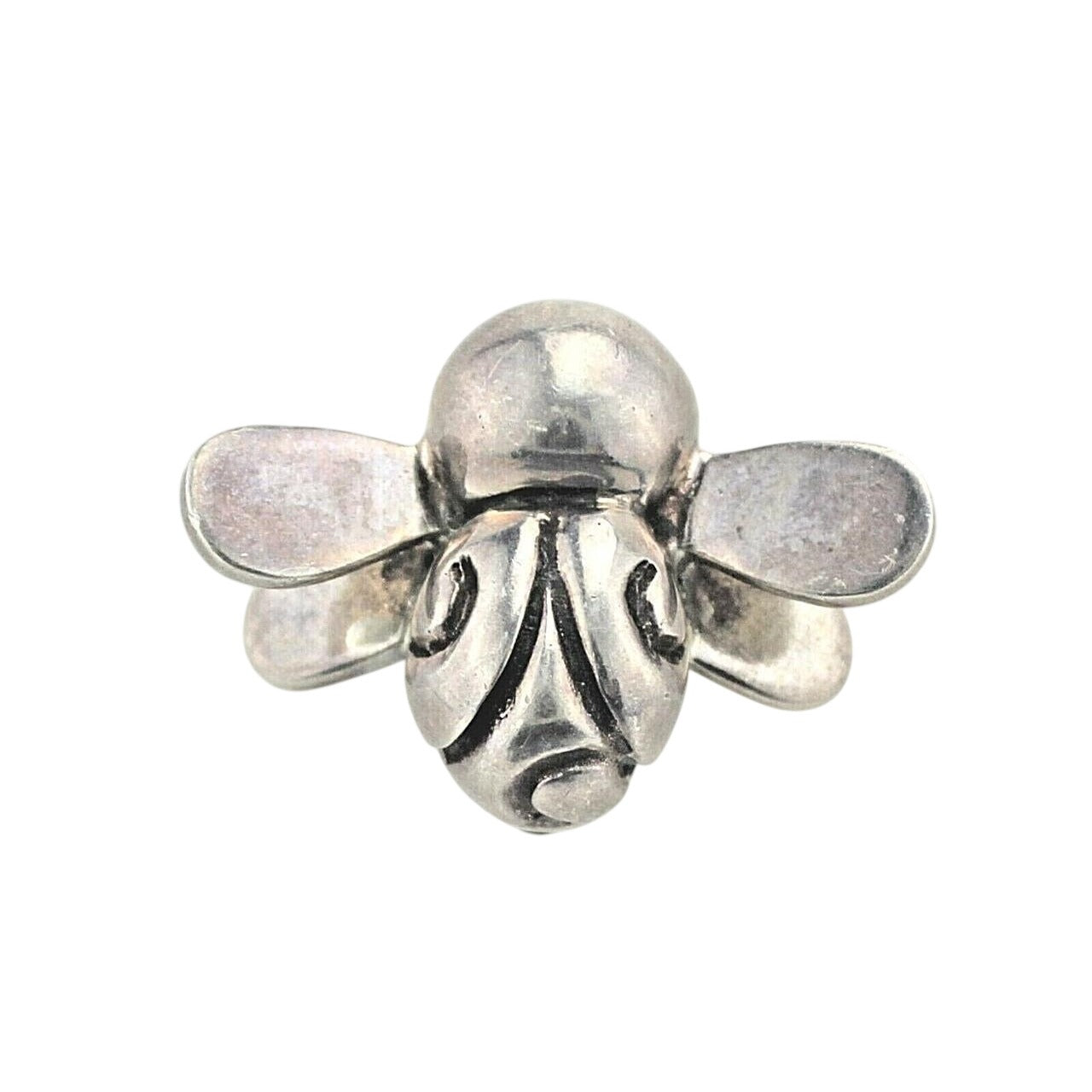 Vintage Bumble Bee Pin Solid Sterling Silver 925 Zina 12.6 g