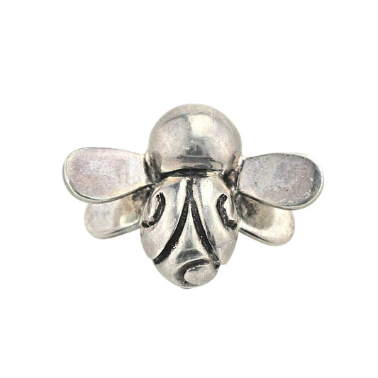 Vintage Bumble Bee Pin Solid Sterling Silver 925 Zina 12.6 g