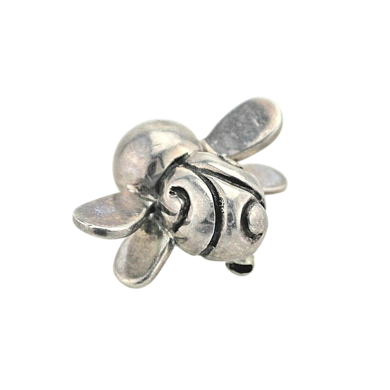 Vintage Bumble Bee Pin Solid Sterling Silver 925 Zina 12.6 g